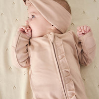 Pima Cotton Melanie Onepiece - Dusky Rose Childrens Onepiece from Jamie Kay Australia