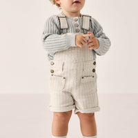 Casey Short Overall - Cassava/Soft Clay Childrens Overall from Jamie Kay Australia