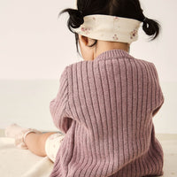 Clara Cardigan - Dreamy Pink Marle Childrens Cardigan from Jamie Kay Australia