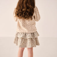 Mila Jumper - Light Oatmeal Marle Childrens Jumper from Jamie Kay Australia