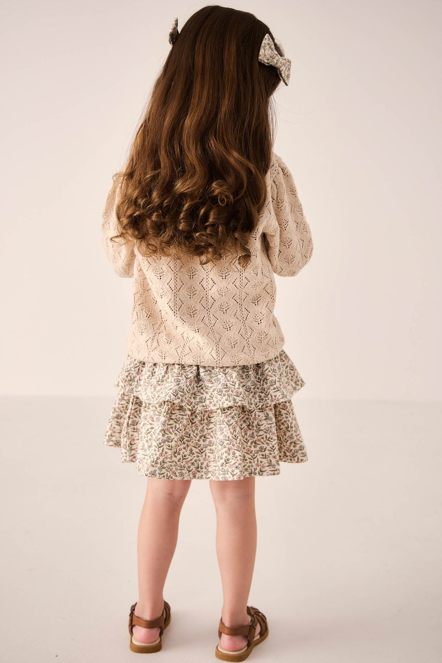 Mila Jumper - Light Oatmeal Marle Childrens Jumper from Jamie Kay Australia