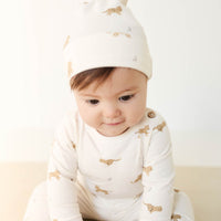 Organic Cotton Fernley Bodysuit - Lenny Leopard Cloud Childrens Bodysuit from Jamie Kay Australia