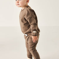 Organic Cotton Morgan Track Pant - Bear Childrens Pant from Jamie Kay Australia