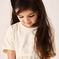 Pima Cotton Mimi Top - Kitty Parchment Childrens Top from Jamie Kay Australia