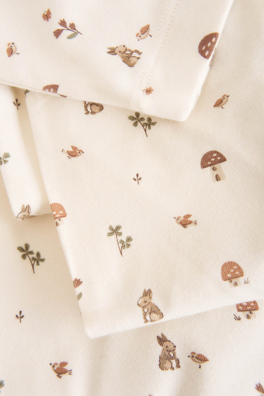 Organic Cotton Cot Sheet - Foraging Friends Childrens Cot Sheet from Jamie Kay Australia