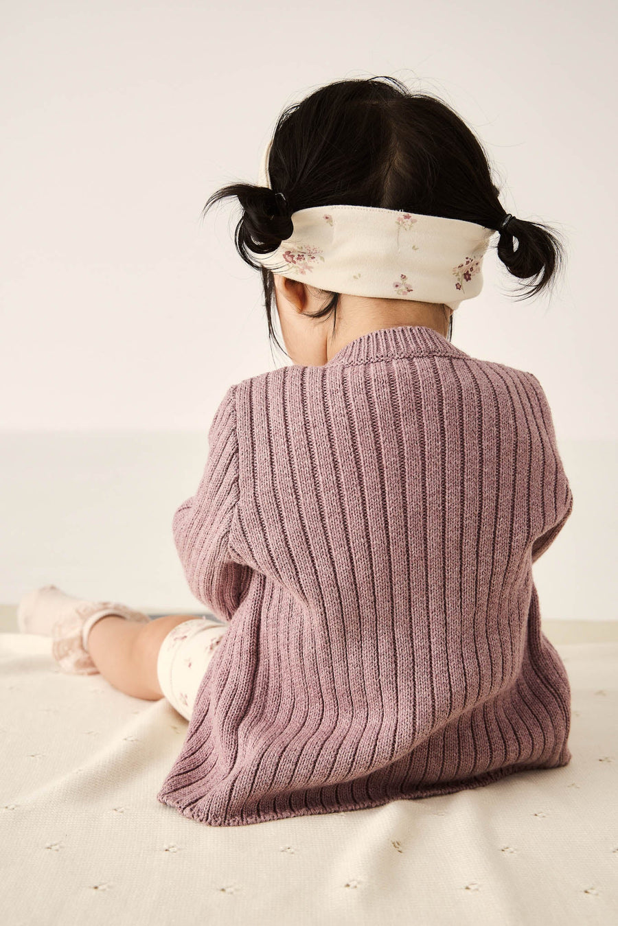 Clara Cardigan - Dreamy Pink Marle Childrens Cardigan from Jamie Kay Australia