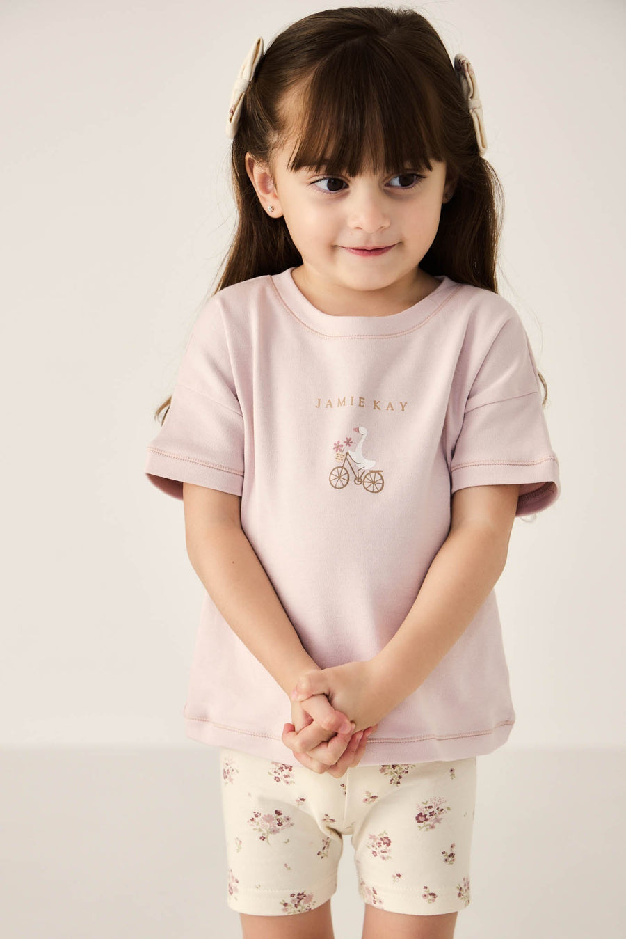 Pima Cotton Mimi Top - Gilly Violet Tint Childrens Top from Jamie Kay Australia