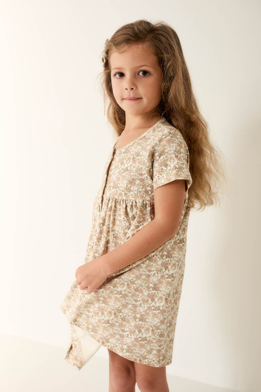 Organic Cotton Lola Dress - Kitty Chloe Childrens Dress from Jamie Kay Australia