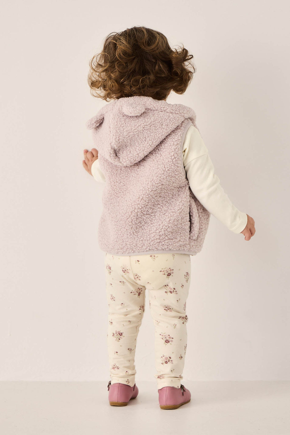 Organic Cotton Everyday Legging - Lauren Floral Tofu Childrens Legging from Jamie Kay Australia