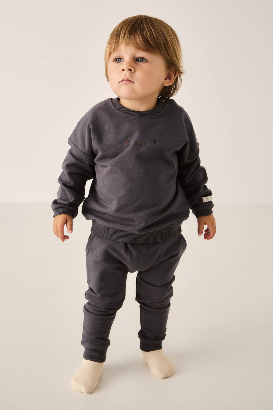 Organic Cotton Damien Sweatshirt - Arctic Childrens Sweatshirt from Jamie Kay Australia