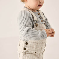 Casey Short Overall - Cassava/Soft Clay Childrens Overall from Jamie Kay Australia