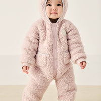 Sherpa Lenny Onepiece - Violet Tint Childrens Onepiece from Jamie Kay Australia