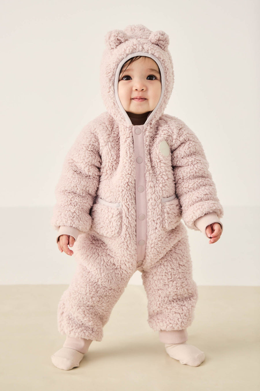 Sherpa Lenny Onepiece - Violet Tint Childrens Onepiece from Jamie Kay Australia