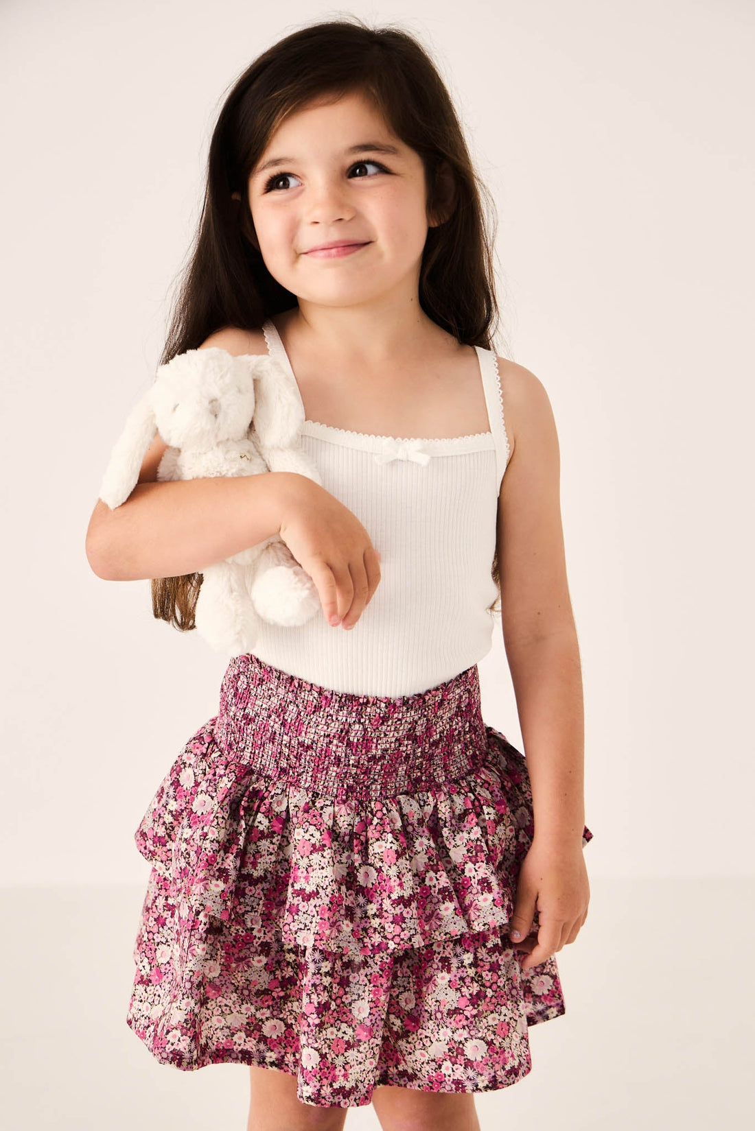 Organic Cotton Samantha Skirt - Garden Print Childrens Skirt from Jamie Kay Australia