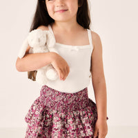 Organic Cotton Samantha Skirt - Garden Print Childrens Skirt from Jamie Kay Australia