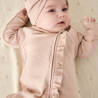 Pima Cotton Melanie Onepiece - Dusky Rose Childrens Onepiece from Jamie Kay Australia