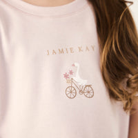 Pima Cotton Mimi Top - Gilly Violet Tint Childrens Top from Jamie Kay Australia