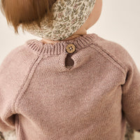 Audrey Knitted Jumper - Shell Marle Childrens Knitwear from Jamie Kay Australia