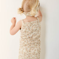 Organic Cotton Singlet - Kitty Chloe Childrens Singlet from Jamie Kay Australia