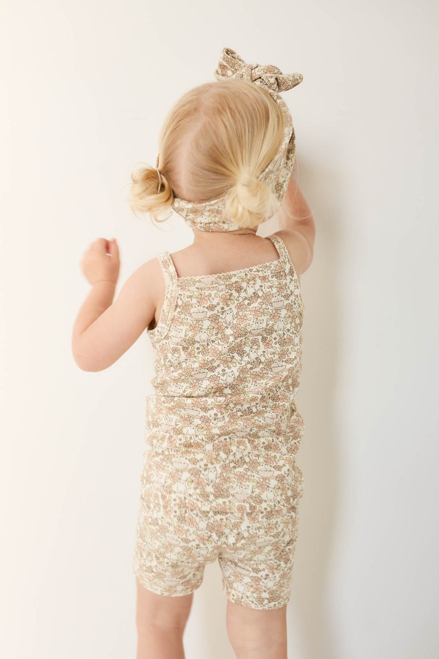 Organic Cotton Singlet - Kitty Chloe Childrens Singlet from Jamie Kay Australia