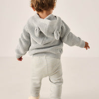 OG Bear Knit - Ocean Spray Fleck Childrens Cardigan from Jamie Kay Australia