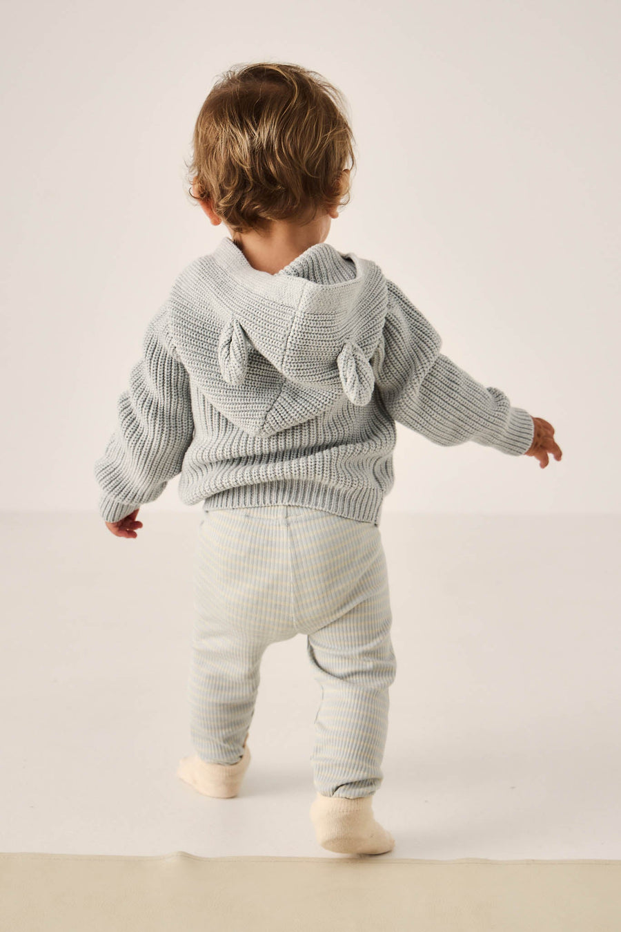 OG Bear Knit - Ocean Spray Fleck Childrens Cardigan from Jamie Kay Australia