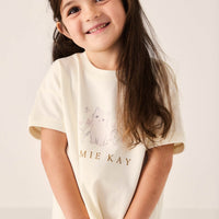 Pima Cotton Mimi Top - Kitty Parchment Childrens Top from Jamie Kay Australia