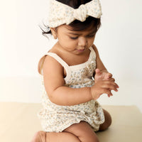 Organic Cotton Headband - Blueberry Ditsy Childrens Headband from Jamie Kay Australia