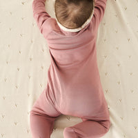 Pima Cotton Melanie Onepiece - Vintage Rose Childrens Onepiece from Jamie Kay Australia