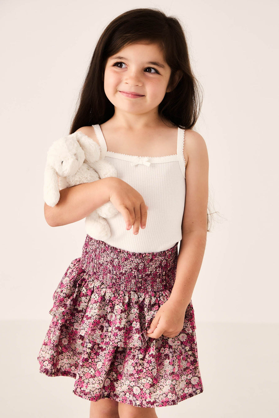 Organic Cotton Samantha Skirt - Garden Print Childrens Skirt from Jamie Kay Australia