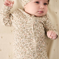 Organic Cotton Frankie Onepiece - Ariella Eggnog Childrens Onepiece from Jamie Kay Australia