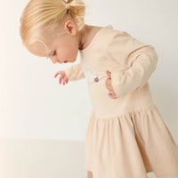 Organic Cotton Paloma Dress - Shell Childrens Dress from Jamie Kay Australia