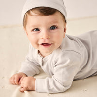 Pima Cotton Marley Beanie - Country Mist Childrens Hat from Jamie Kay Australia