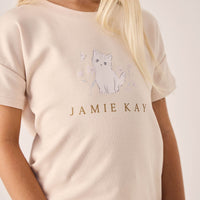 Pima Cotton Mimi Top - Kitty Shell Childrens Top from Jamie Kay Australia