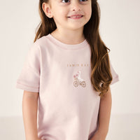 Pima Cotton Mimi Top - Gilly Violet Tint Childrens Top from Jamie Kay Australia