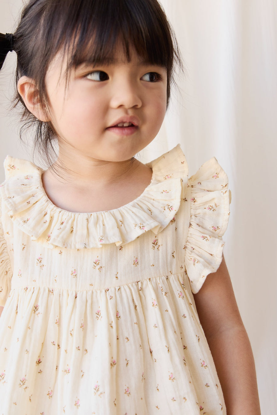 Organic Cotton Muslin Banks Blouse - Dina Antique Childrens Top from Jamie Kay Australia