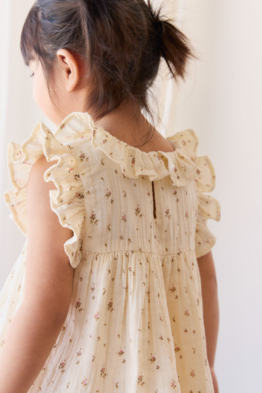 Organic Cotton Muslin Banks Blouse - Dina Antique Childrens Top from Jamie Kay Australia