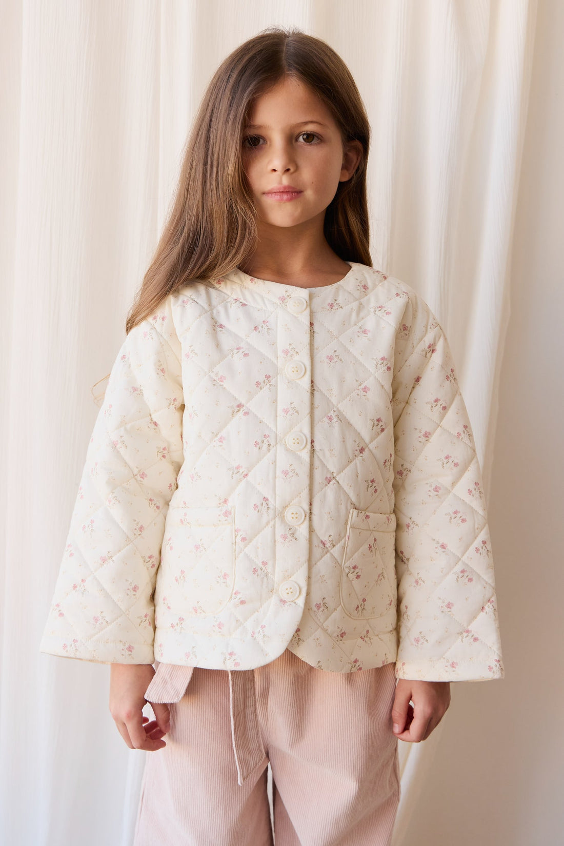 Colette Jacket - Thelma Parchment Childrens Jacket from Jamie Kay Australia