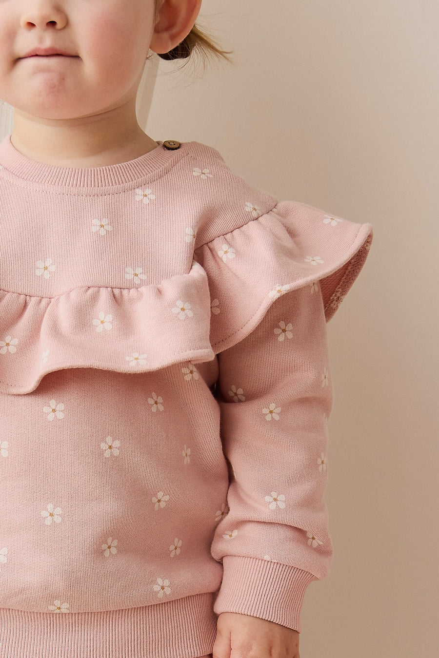Organic Cotton Mckinley Sweatshirt - Josie Floral Childrens Top from Jamie Kay Australia