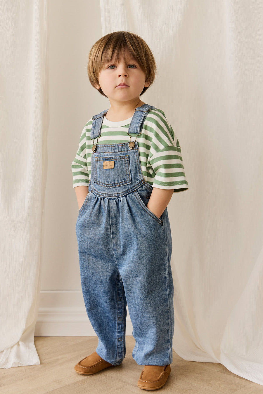 Cecil Overall - Vintage Denim Childrens Overall from Jamie Kay Australia