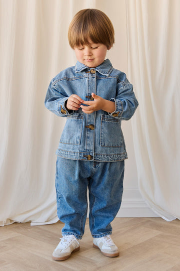 Rueben Pant - Vintage Denim Childrens Pant from Jamie Kay Australia