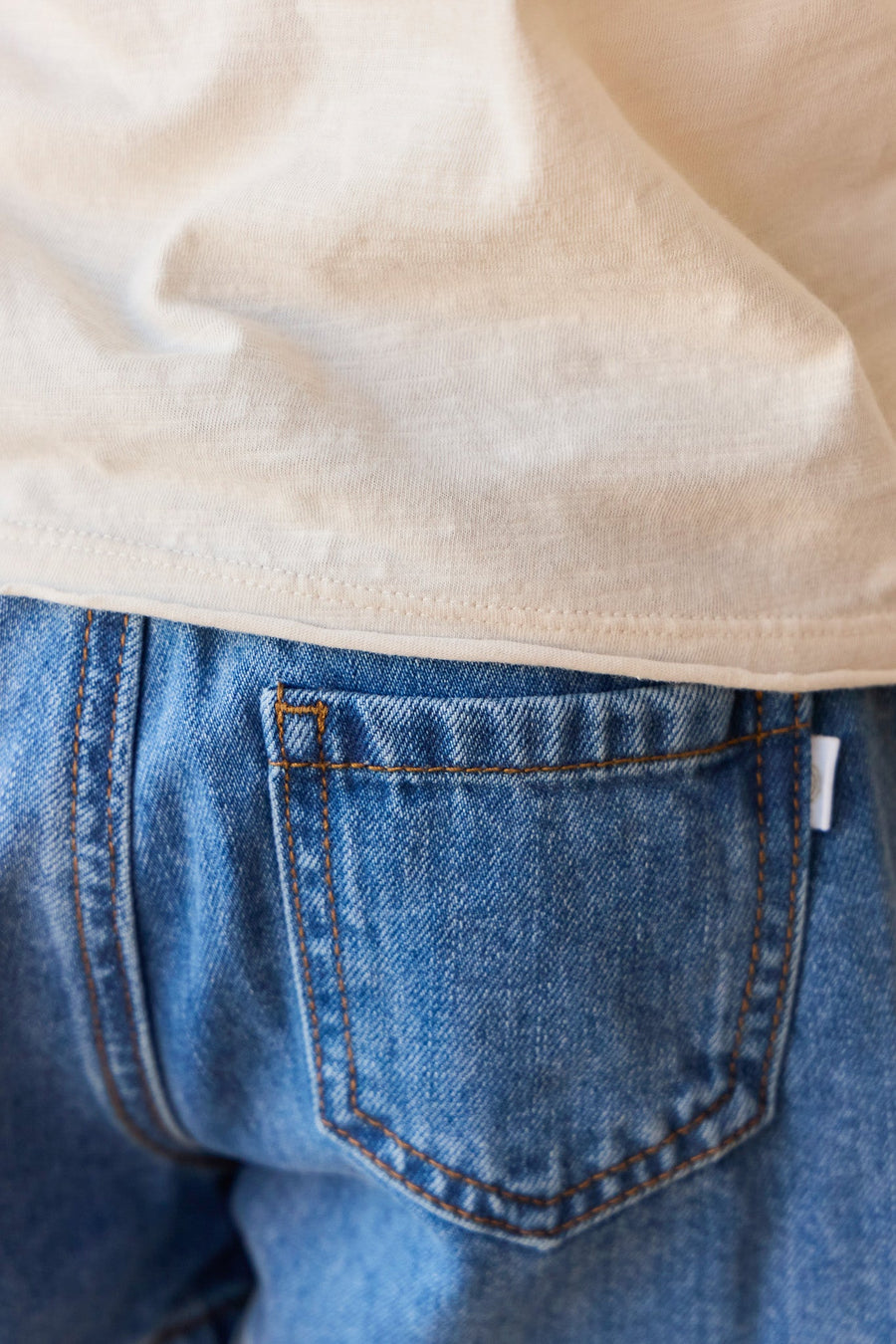 Reid Denim Short - Vintage Denim Childrens Short from Jamie Kay Australia