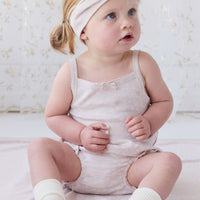 Organic Cotton Bridget Singlet Bodysuit - Addie Lilac Childrens Bodysuit from Jamie Kay Australia