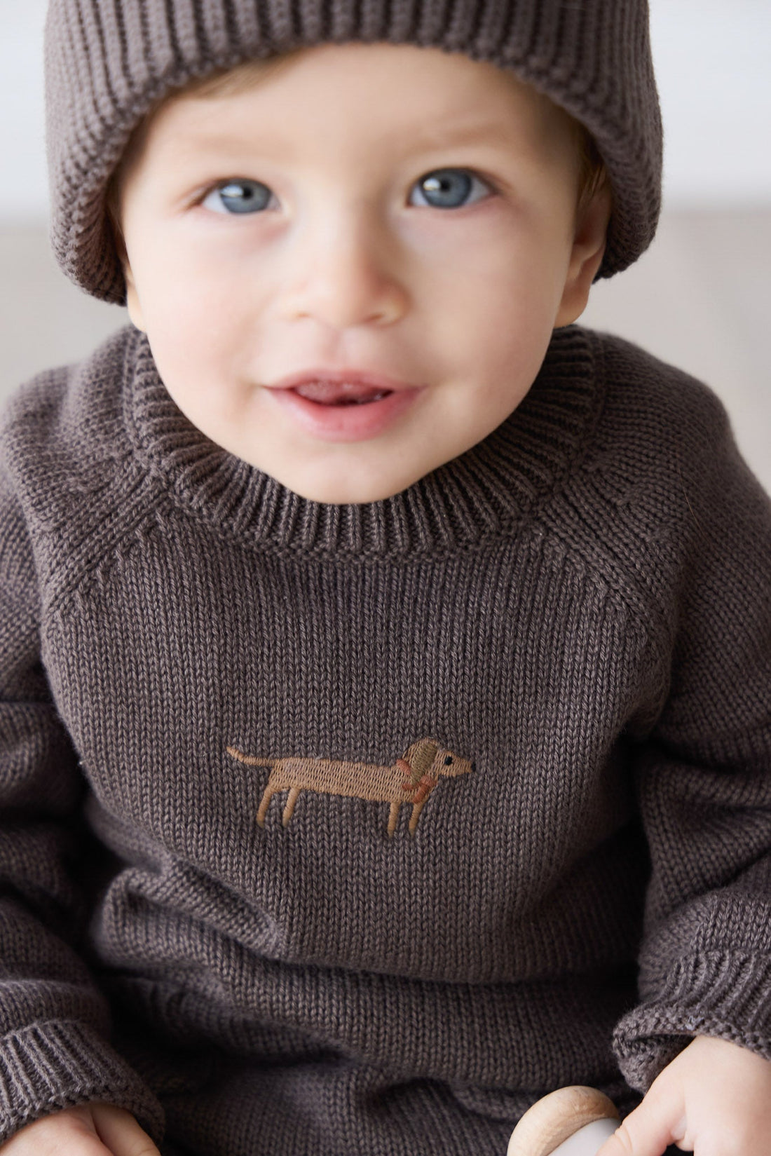 Ethan Jumper - Wolf Basil Childrens Jumper from Jamie Kay Australia