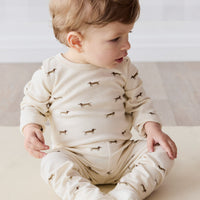 Organic Cotton Fernley Bodysuit - Cosy Basil Cloud Childrens Bodysuit from Jamie Kay Australia