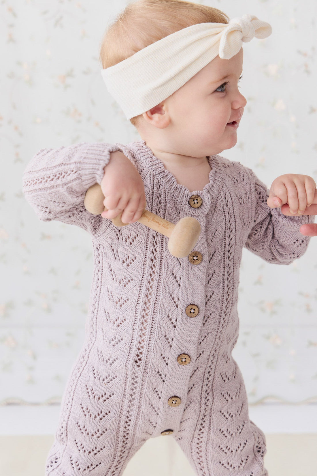 Nolah Onepiece - Lavender Marle Childrens Onepiece from Jamie Kay Australia