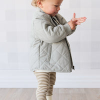 Harley Bomber Jacket - Sage Childrens Jacket from Jamie Kay Australia