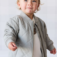 Harley Bomber Jacket - Sage Childrens Jacket from Jamie Kay Australia