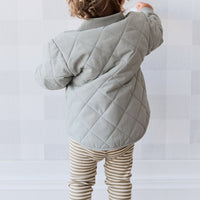 Harley Bomber Jacket - Sage Childrens Jacket from Jamie Kay Australia