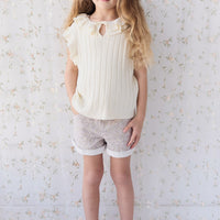 Lilah Top - Parchment Childrens Top from Jamie Kay Australia